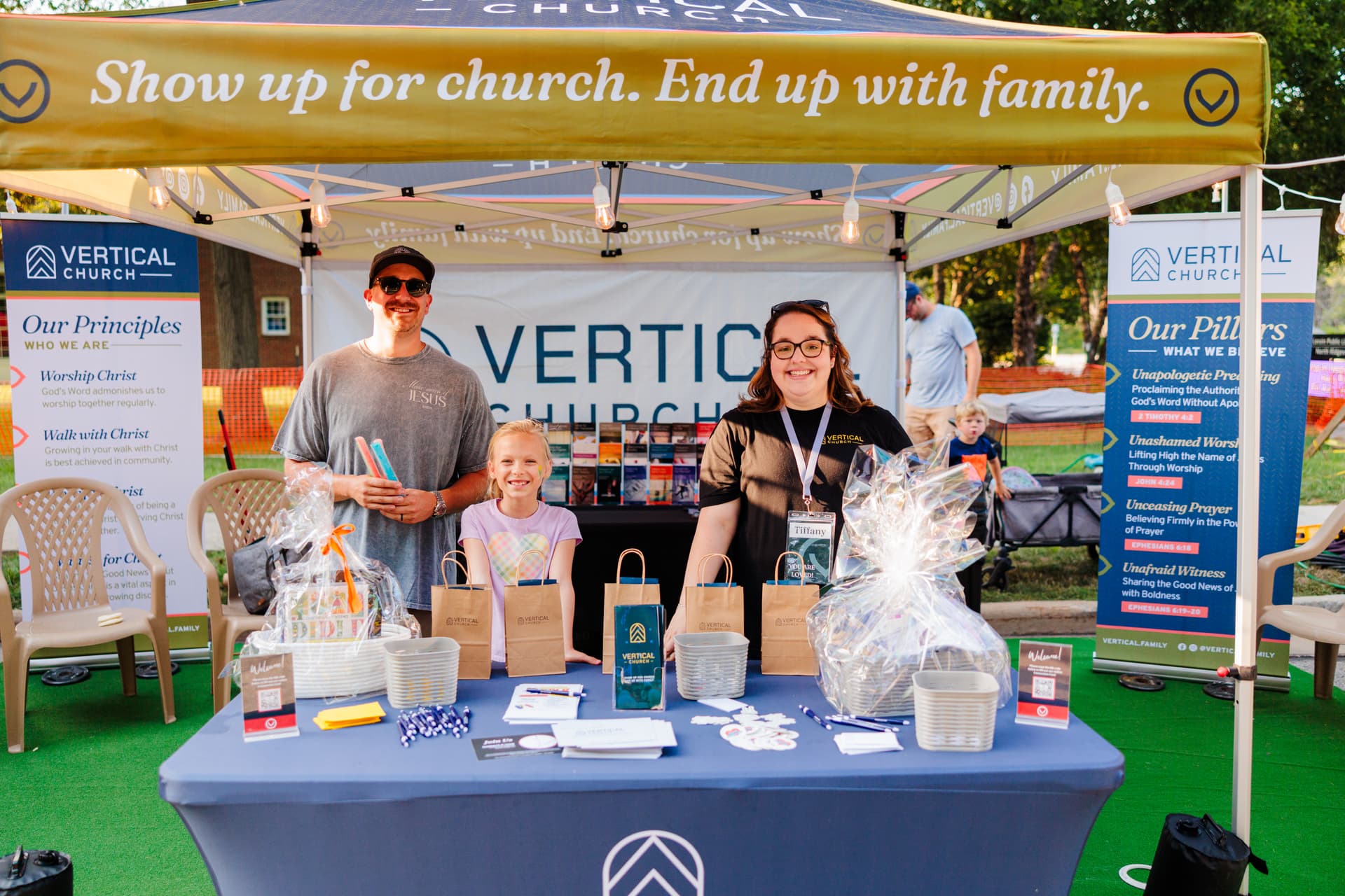 Vertical Church community outreach at local event