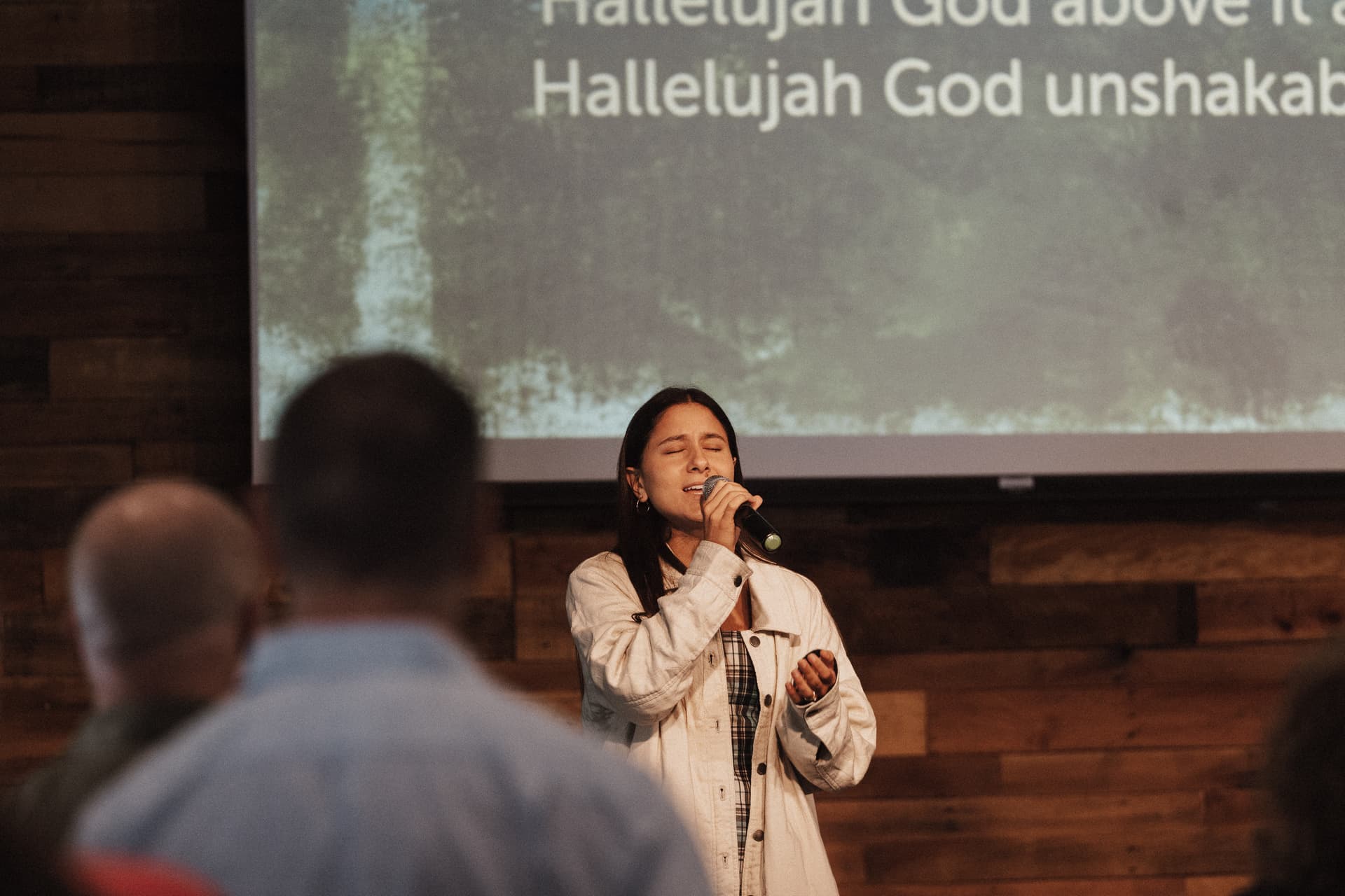 Sunday worship service